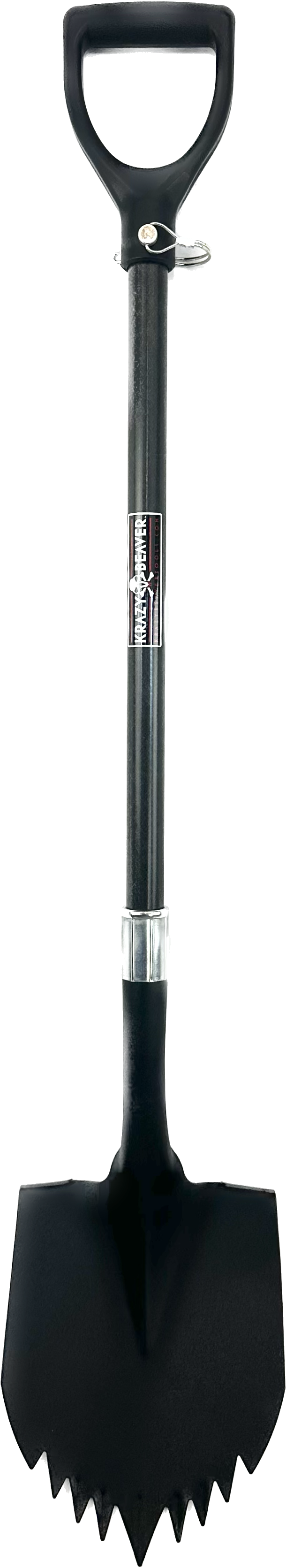 Krazy Beaver Shovel XL (Black Textured Head / Black Handle) Krazy Beaver Tools