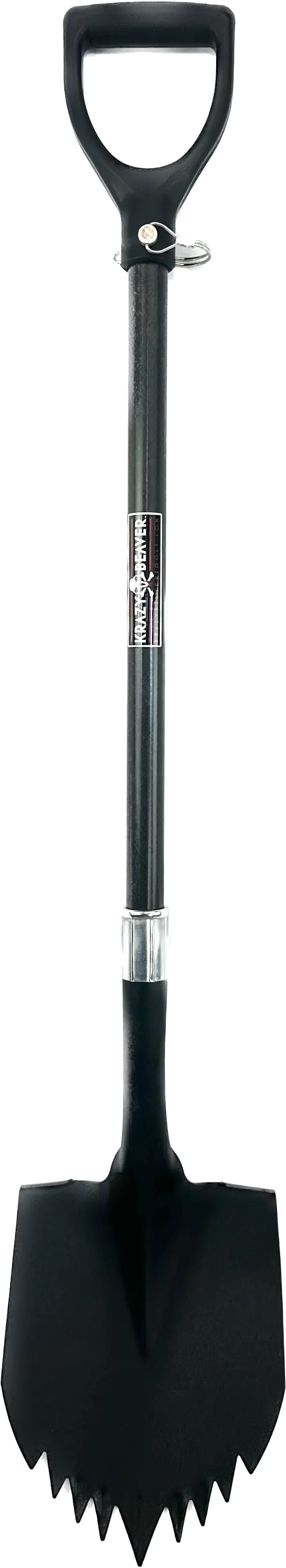 Krazy Beaver Shovel XL (Black Textured Head / Black Handle) Krazy Beaver Tools