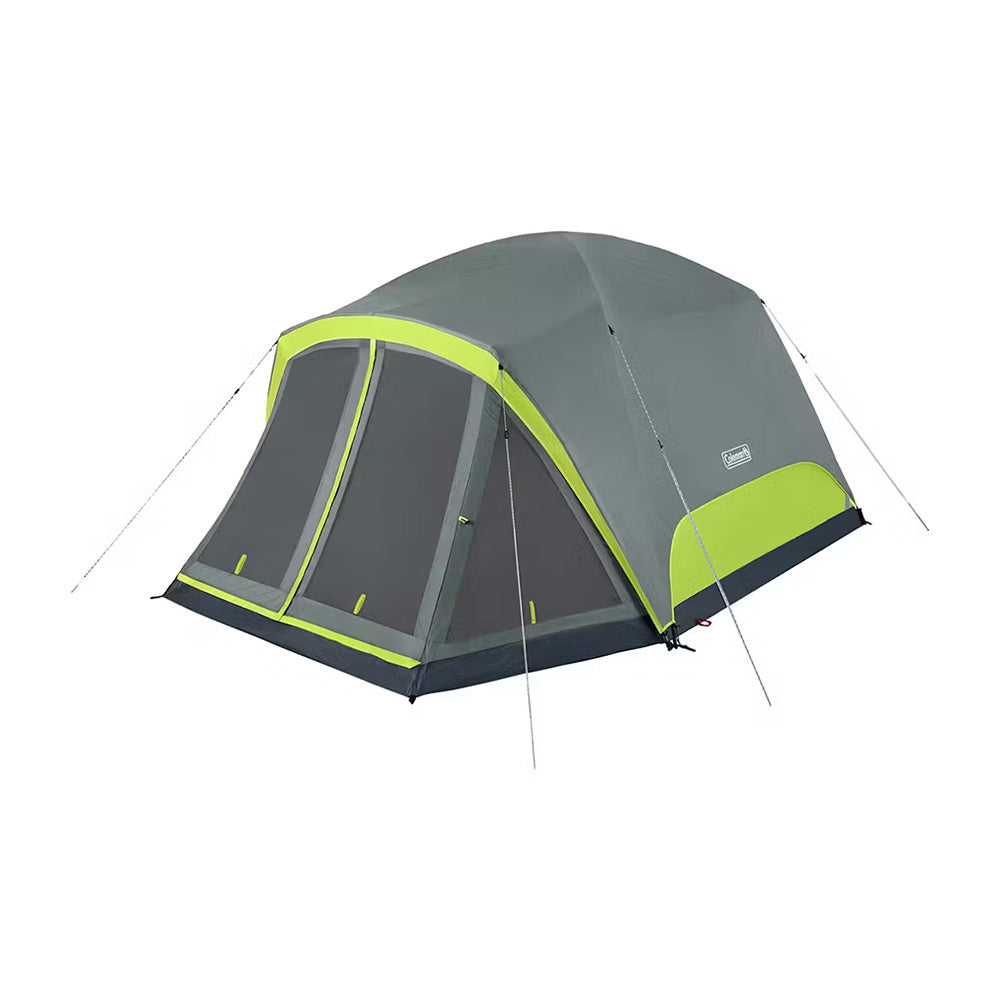 Coleman 6-Person Skydome Camping Tent w/Screen Room - Rock Grey Coleman