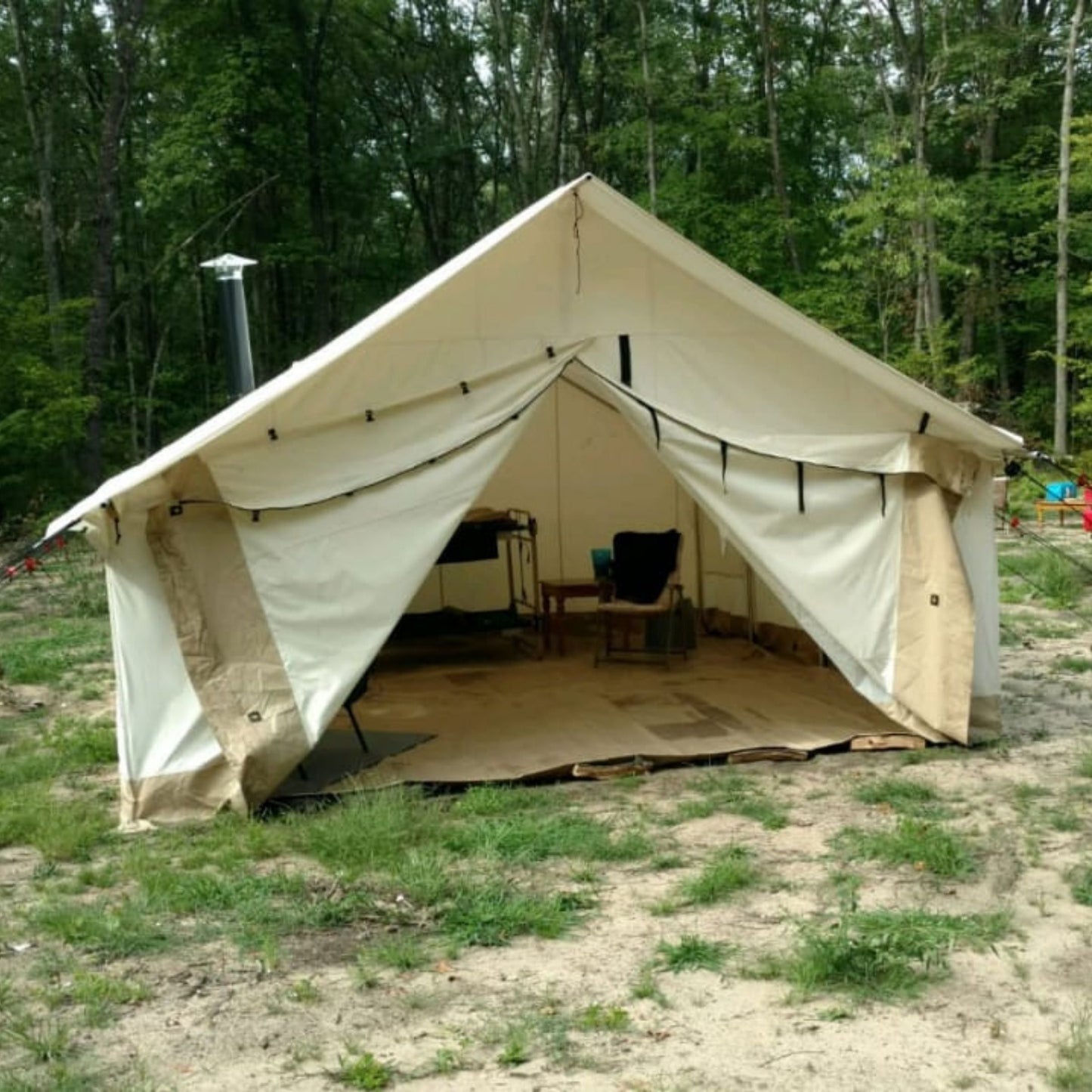 10'x12' Alpha Wall Tent White Duck Outdoors
