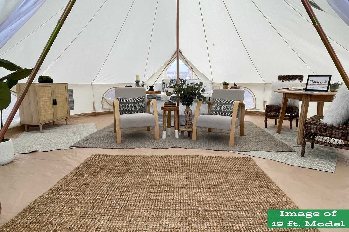 16' (5M) Zephyr™ Tent Cabin Life inTents