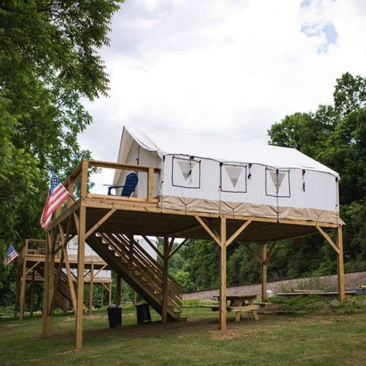 16'x20' Alpha Wall Tent White Duck Outdoors