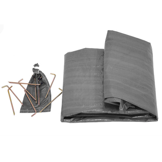 23' Avalon Bell Tent Ground Tarp White Duck Outdoors