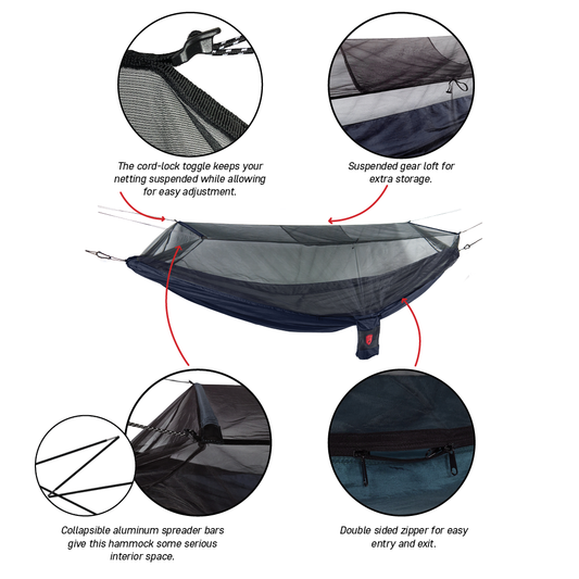 Skeeter Beeter XT Mosquito Net Hammock GrandTrunk
