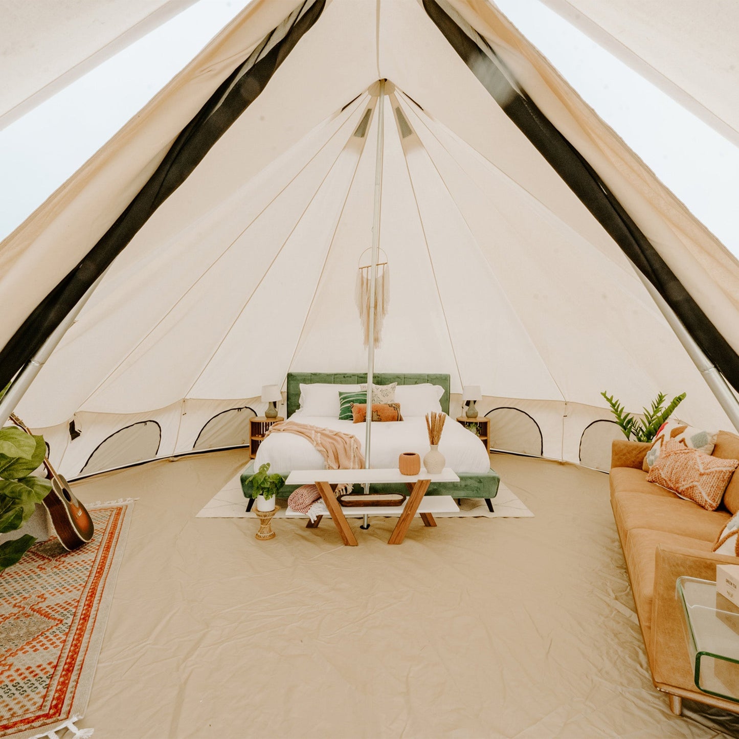 20' Avalon Bell Tent White Duck Outdoors