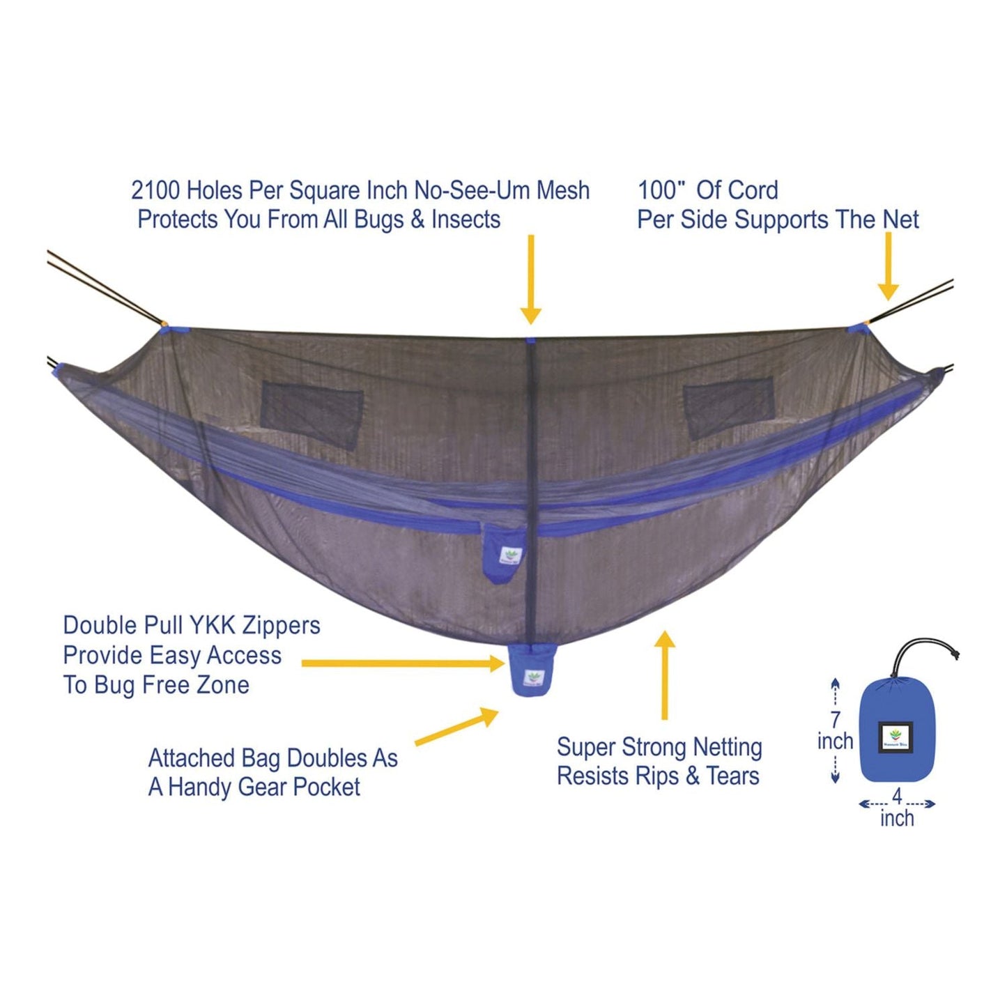 Mosquito Net Cocoon Ultralight Hammock Bliss