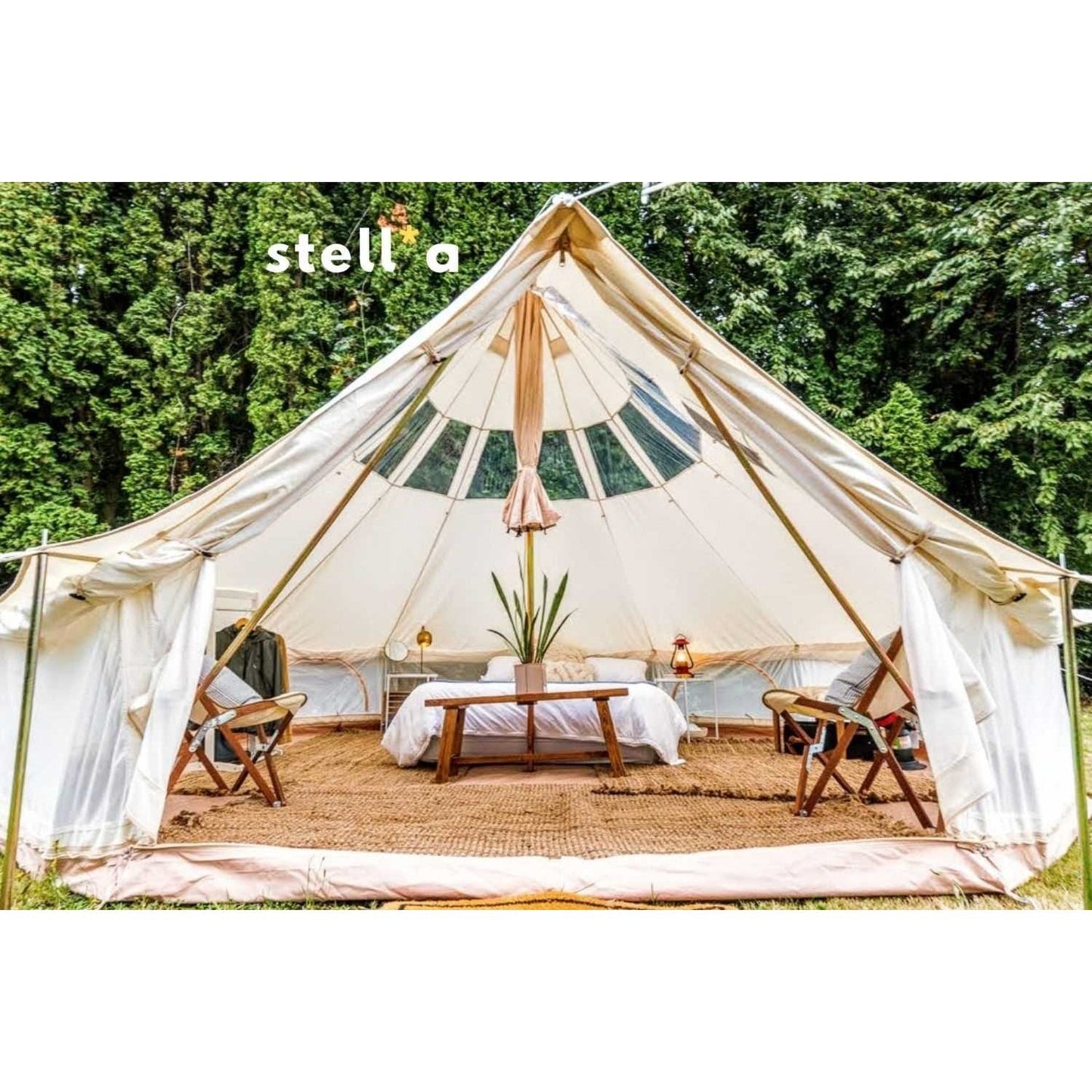 16' (5M) Stella™ Stargazer Bell Tent Life inTents