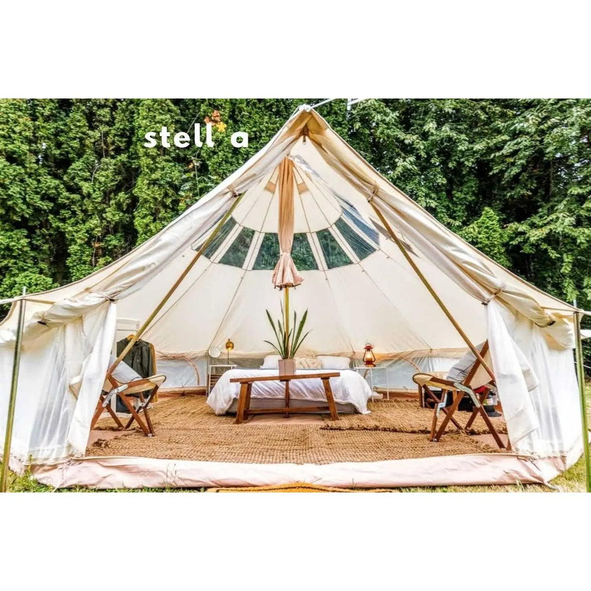 16' (5M) Stella™ Stargazer Bell Tent Life inTents