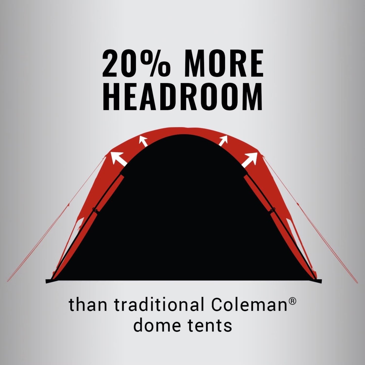 6-Person Skydome Camping Tent - Blackberry