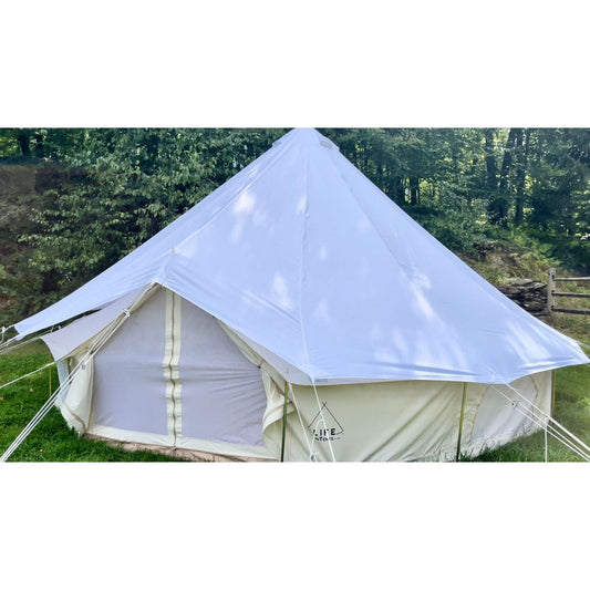 Double-Door Bell Tent Fly Cover Shield | 6M (19.5 ft) Life inTents