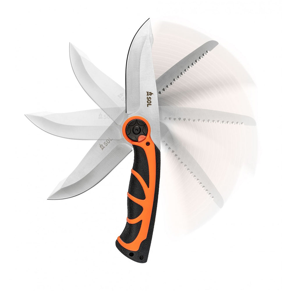 S.O.L. Survive Outdoors Longer Stoke Pivot Knife Saw