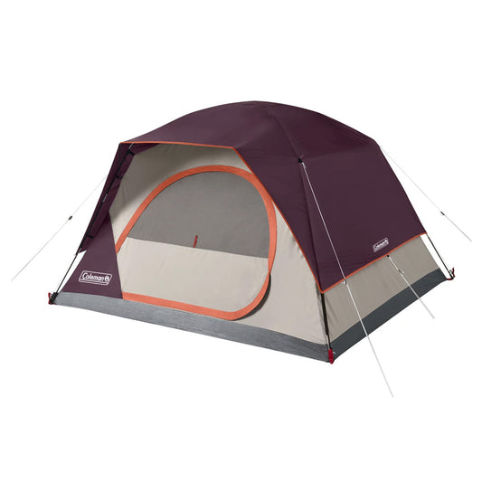 Skydome 4-Person Camping Tent - Blackberry