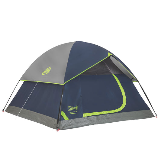 Sundome 4-Person Camping Tent - Navy Blue Grey