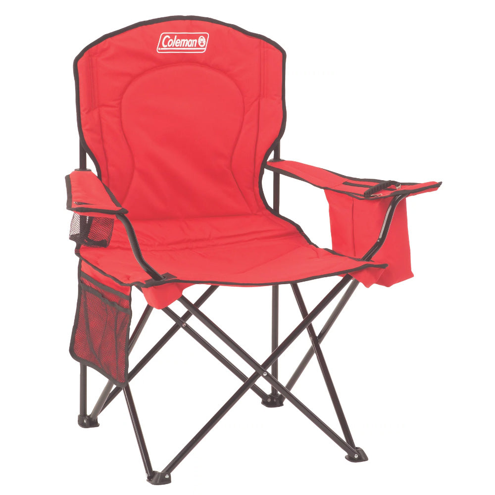 Coleman Cooler Quad Chair - Red Coleman
