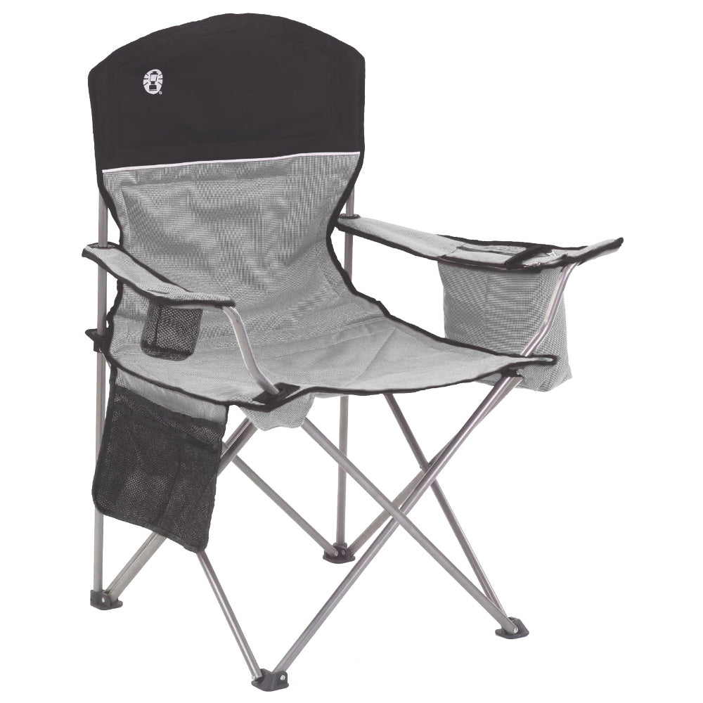 Coleman Cooler Quad Chair - Grey Black Coleman
