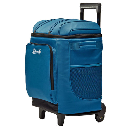 Coleman Chiller 42-Can Soft-Sided Portable Cooler w/Wheels - Deep Ocean Coleman