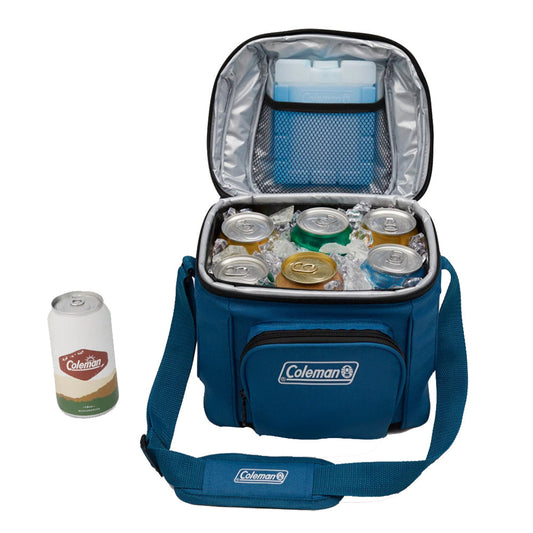 Coleman CHILLER 9-Can Soft-Sided Portable Cooler - Deep Ocean Coleman