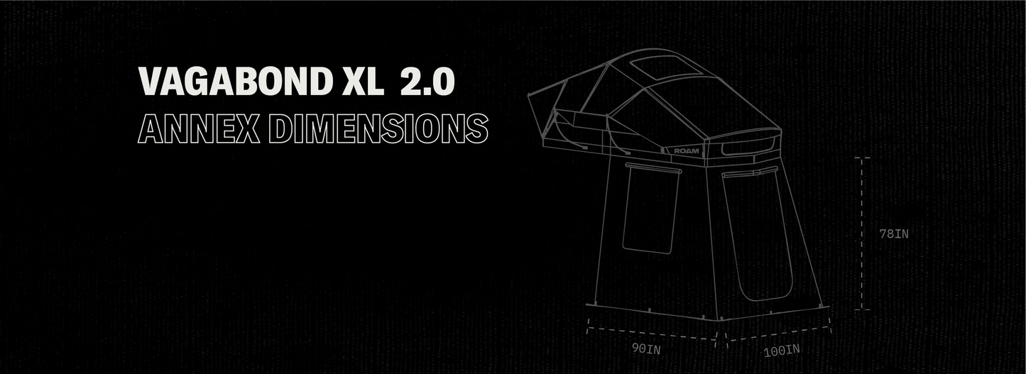 Vagabond 2.0 Standard & XL Annex Roam Adventure Co.