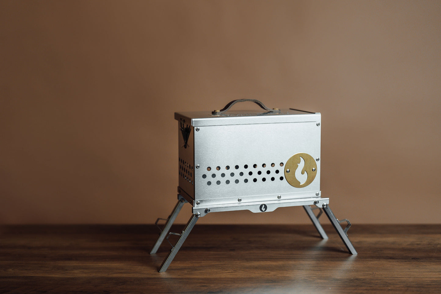 The Hekla: 304 Stainless Steel LavaBox with Dual-Burner LavaBox Portable Campfire