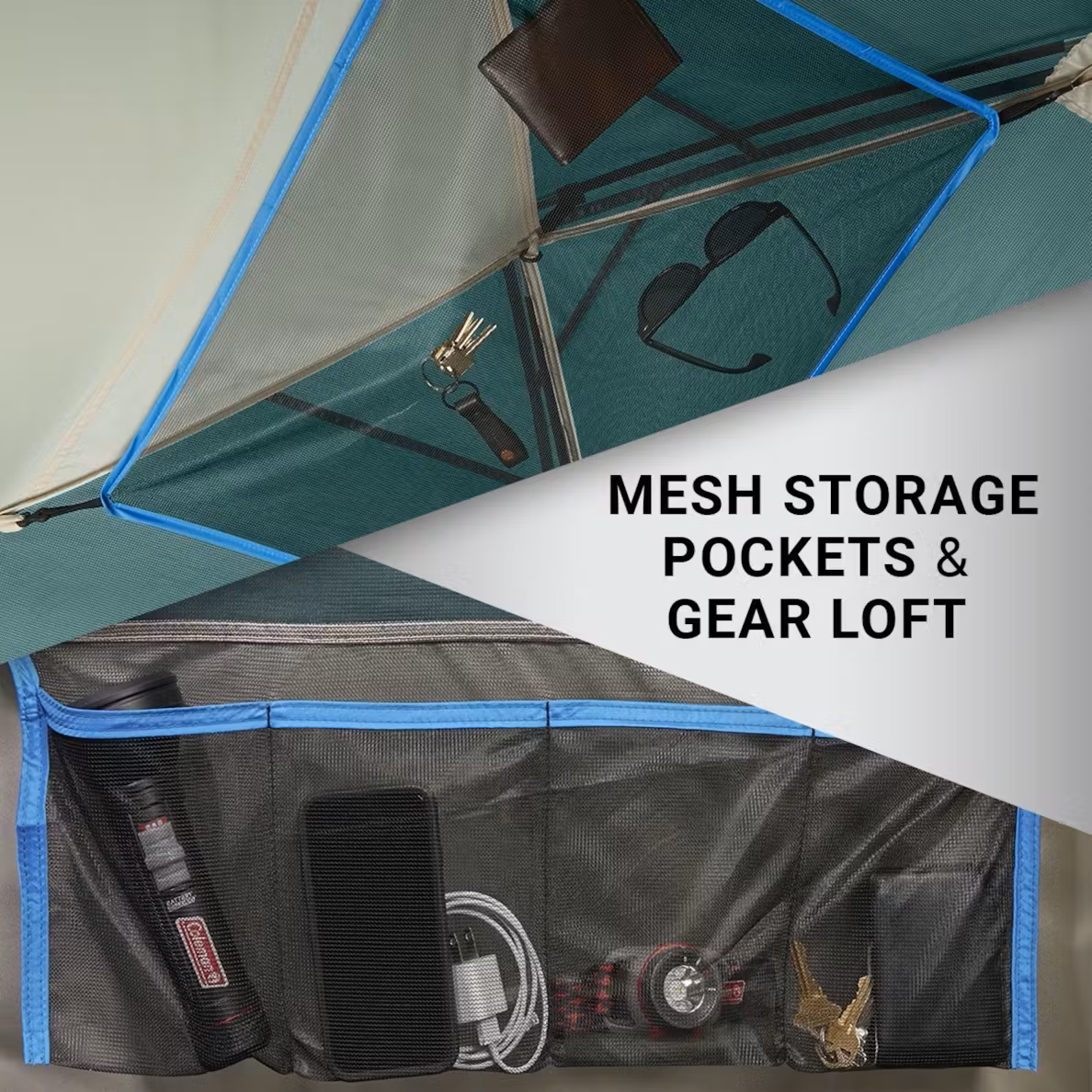 Coleman 4-Person Skydome Camping Tent - Evergreen Coleman