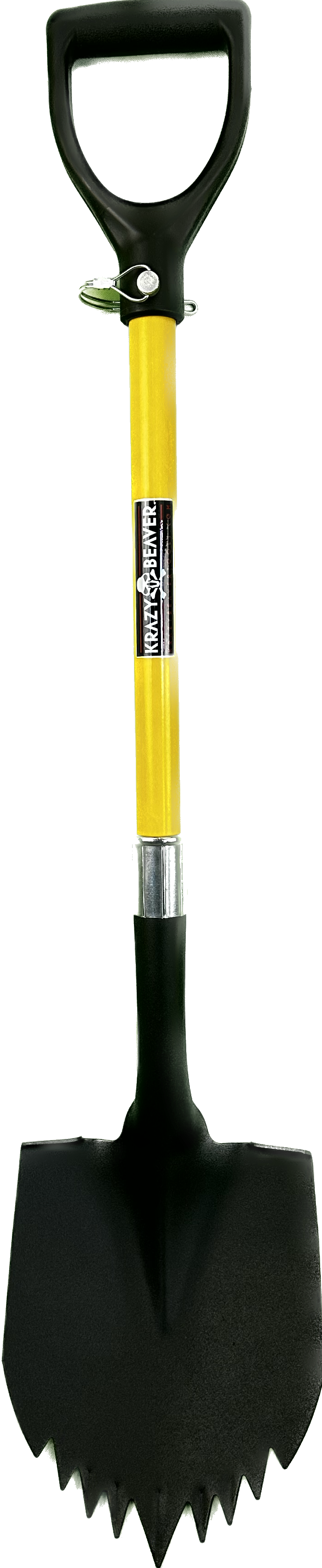 Krazy Beaver Shovel (Black Textured Head / Yellow Handle) Krazy Beaver Tools