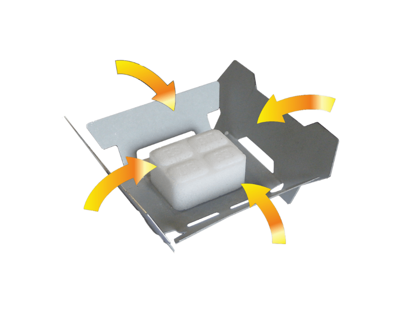 Emergency Stove with Fuel, 3 pc X 14g Esbit