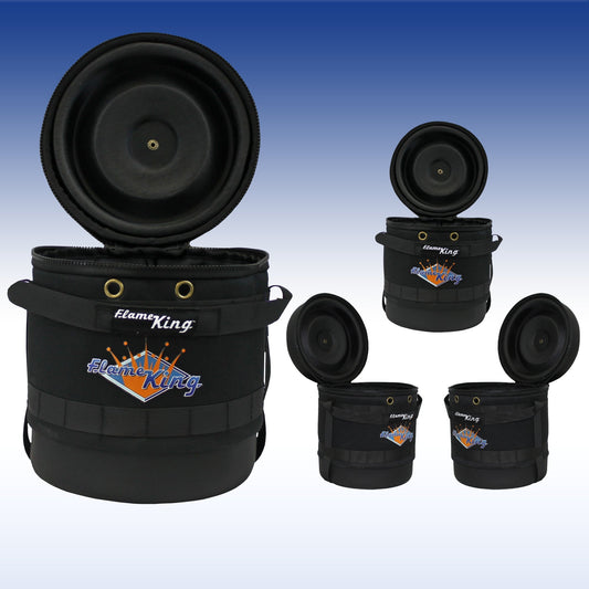 Flame King Propane Gas Hauler for 3lb Propane Tank Insulated Protective Carry Case Flame King Products