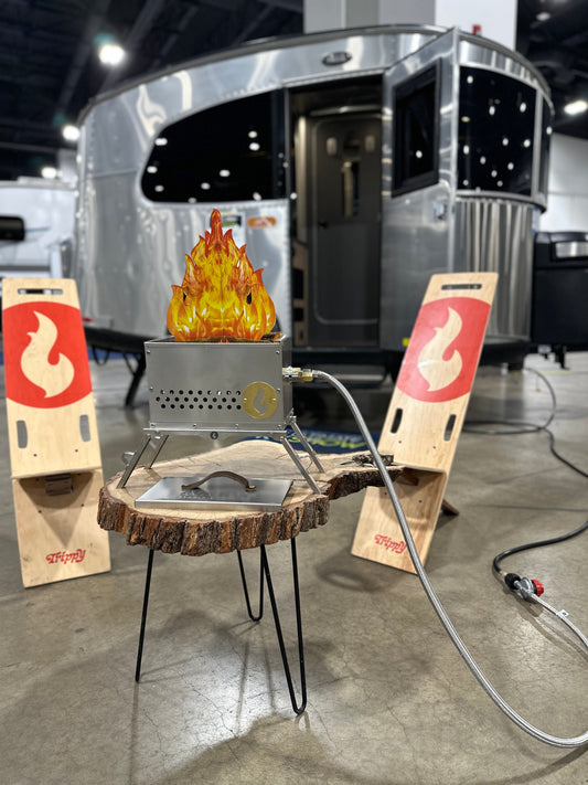 RV Quick Connect Hose LavaBox Portable Campfire