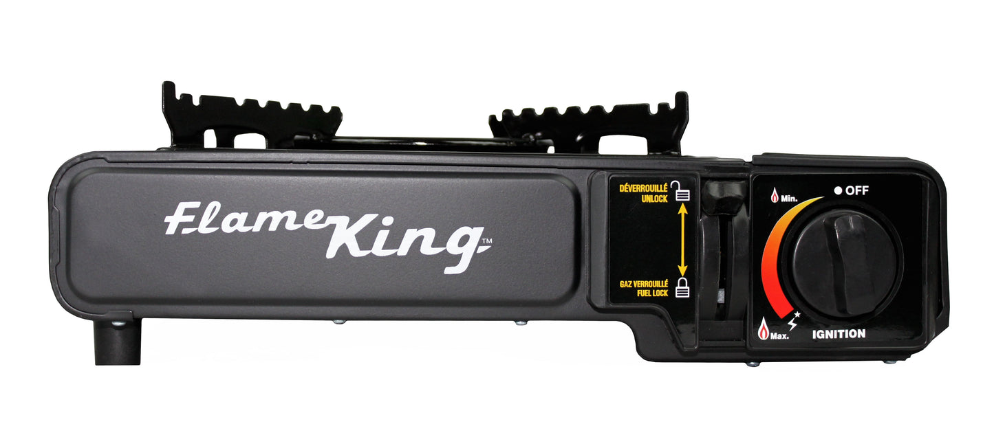 Flame King Portable Butane & Propane Gas Stove with Single Burner Flame King Products