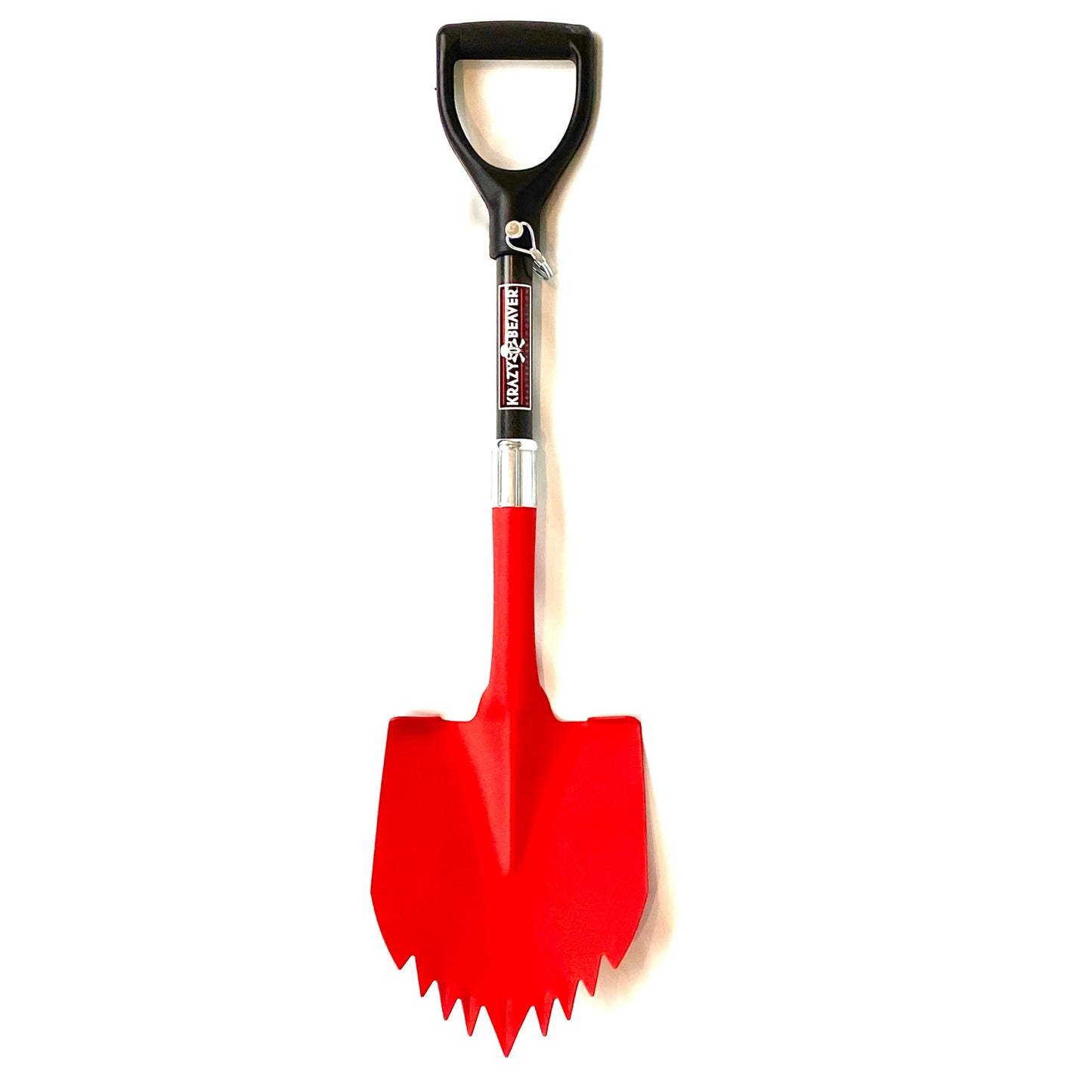 ATV / UTV Krazy Beaver Shorty Shovel (Textured Red Head / Black Handle) Krazy Beaver Tools