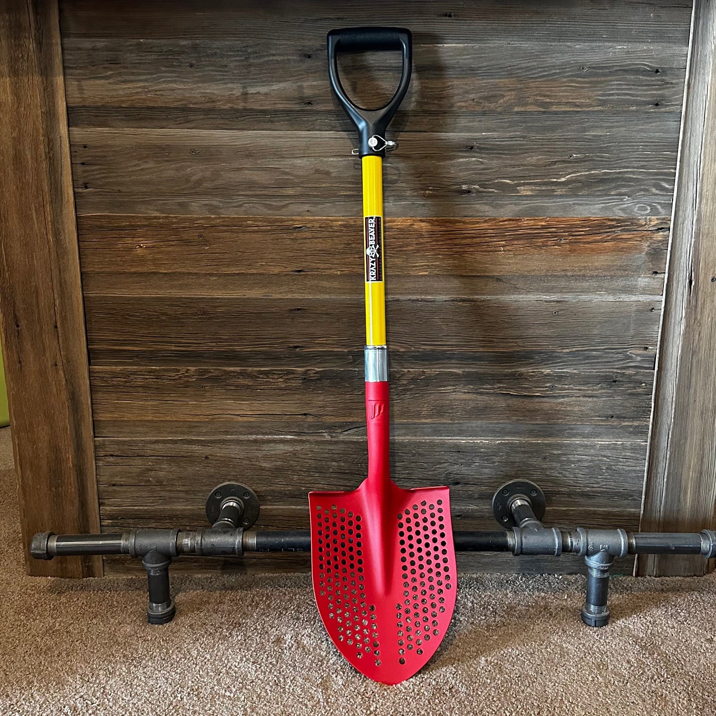 Krazy Beaver Mud Shovel (Red / Yellow) Krazy Beaver Tools