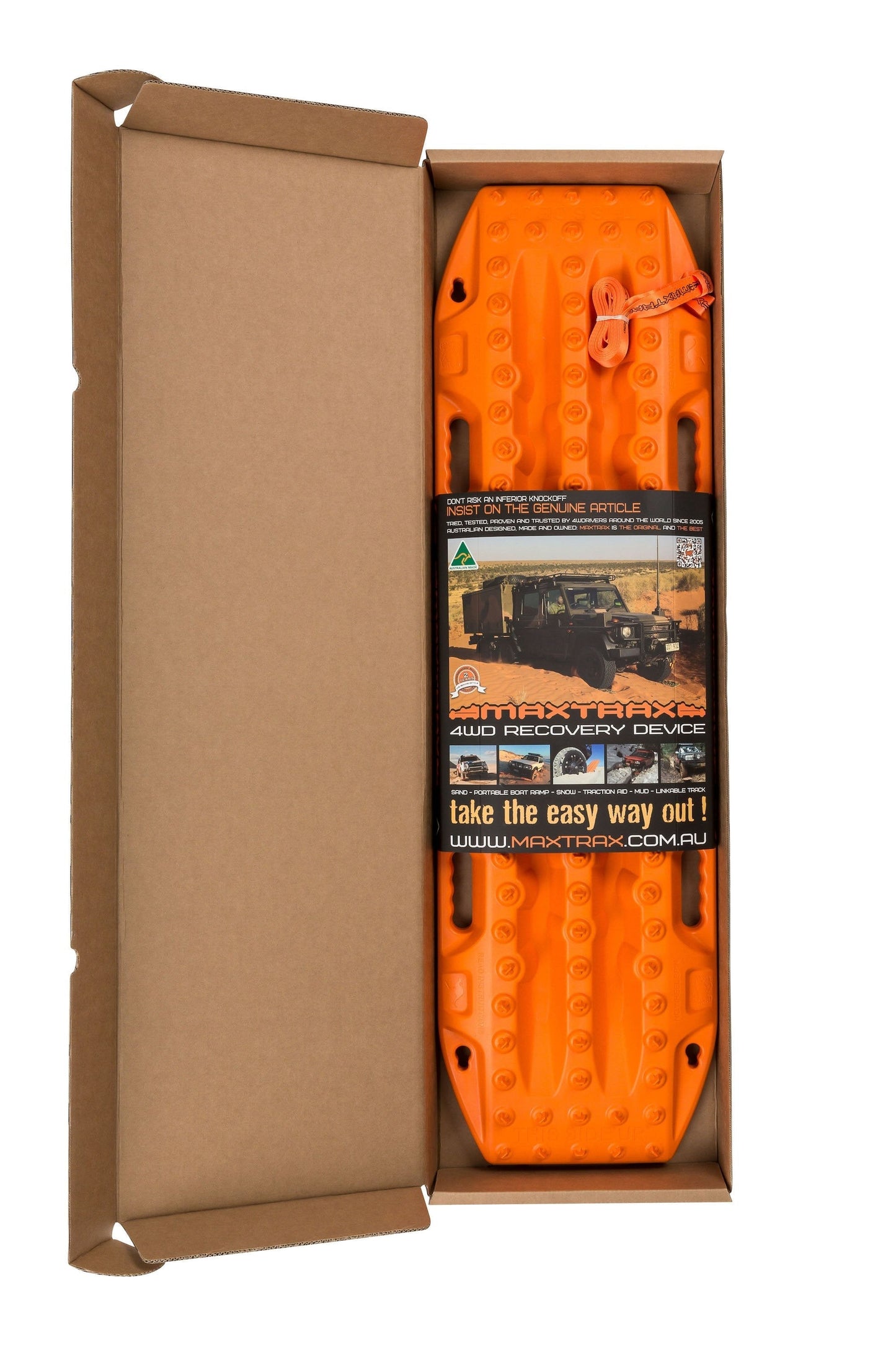 MAXTRAX MKII Signature Orange Recovery Boards Adventure Imports
