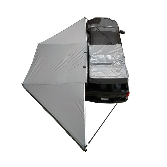 Nomadic Awning 180 Degree - Dark Gray Cover With Black Cover