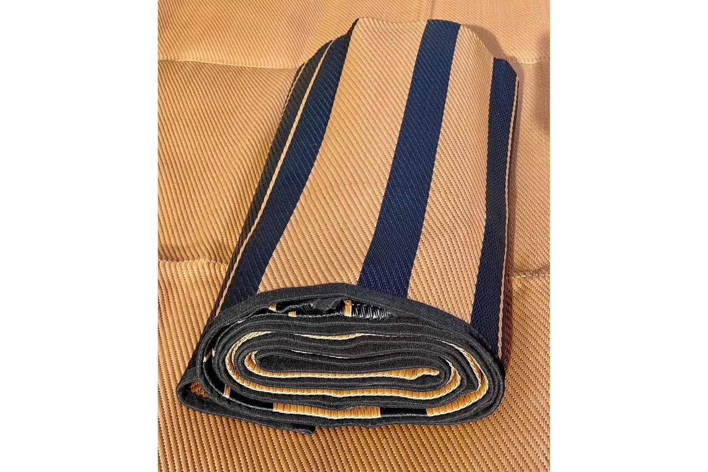 Striped Bell Tent Floor Matting Cover | 20' (6M) Size Life inTents