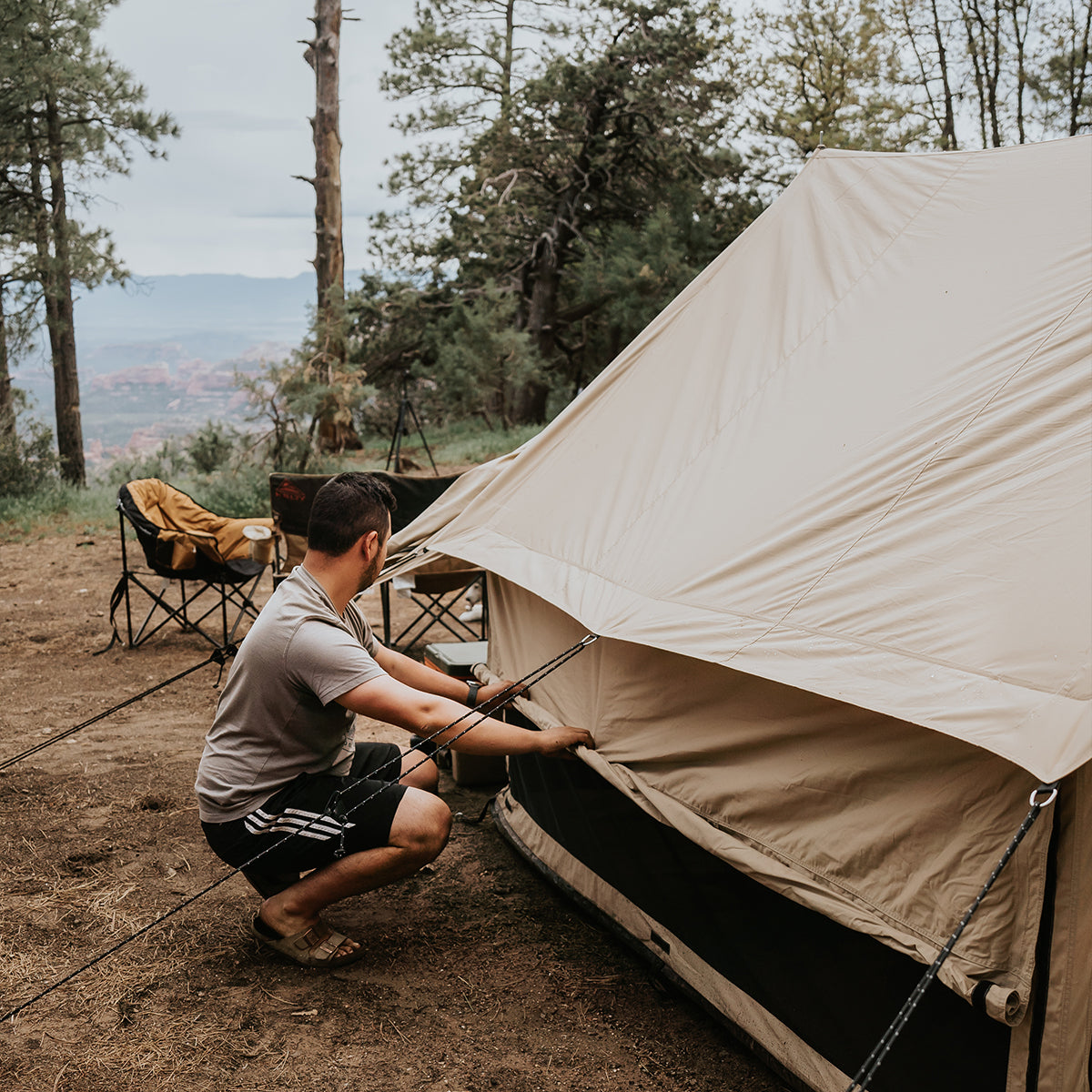 Rover Scout Tent 8'x13' White Duck Outdoors
