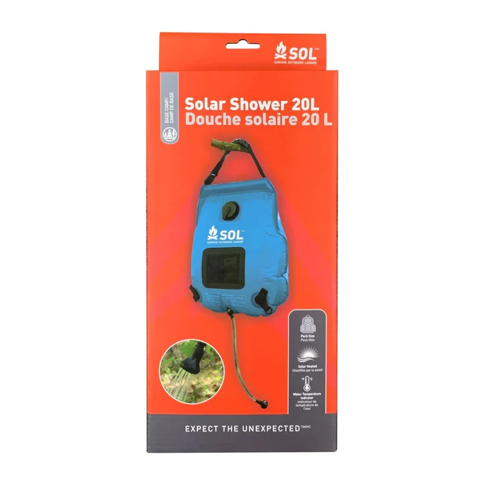 S.O.L. Survive Outdoors Longer Solar Shower - 20L
