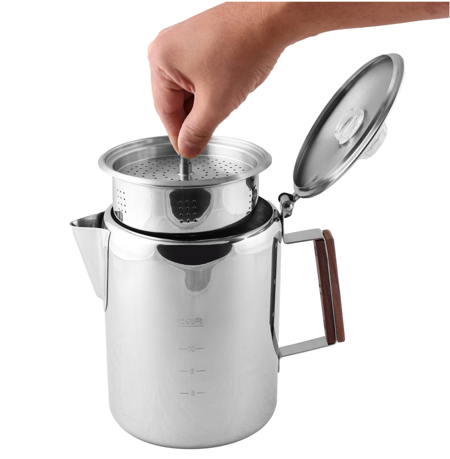 Stainless Steel Coffee Pot 12 Cup