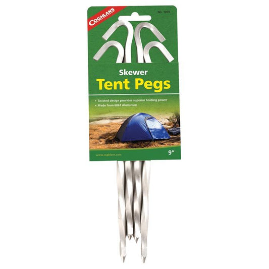 Skewer Tent Pegs 9" 4 PK