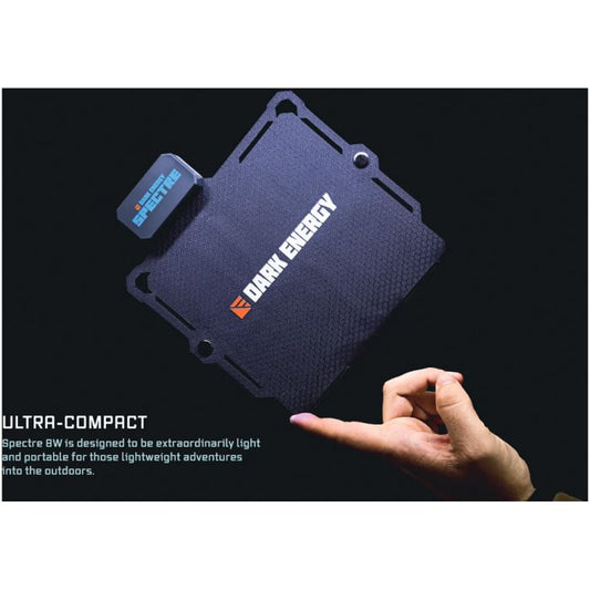 Spectre 8W Folding Solar Panel Dark Energy