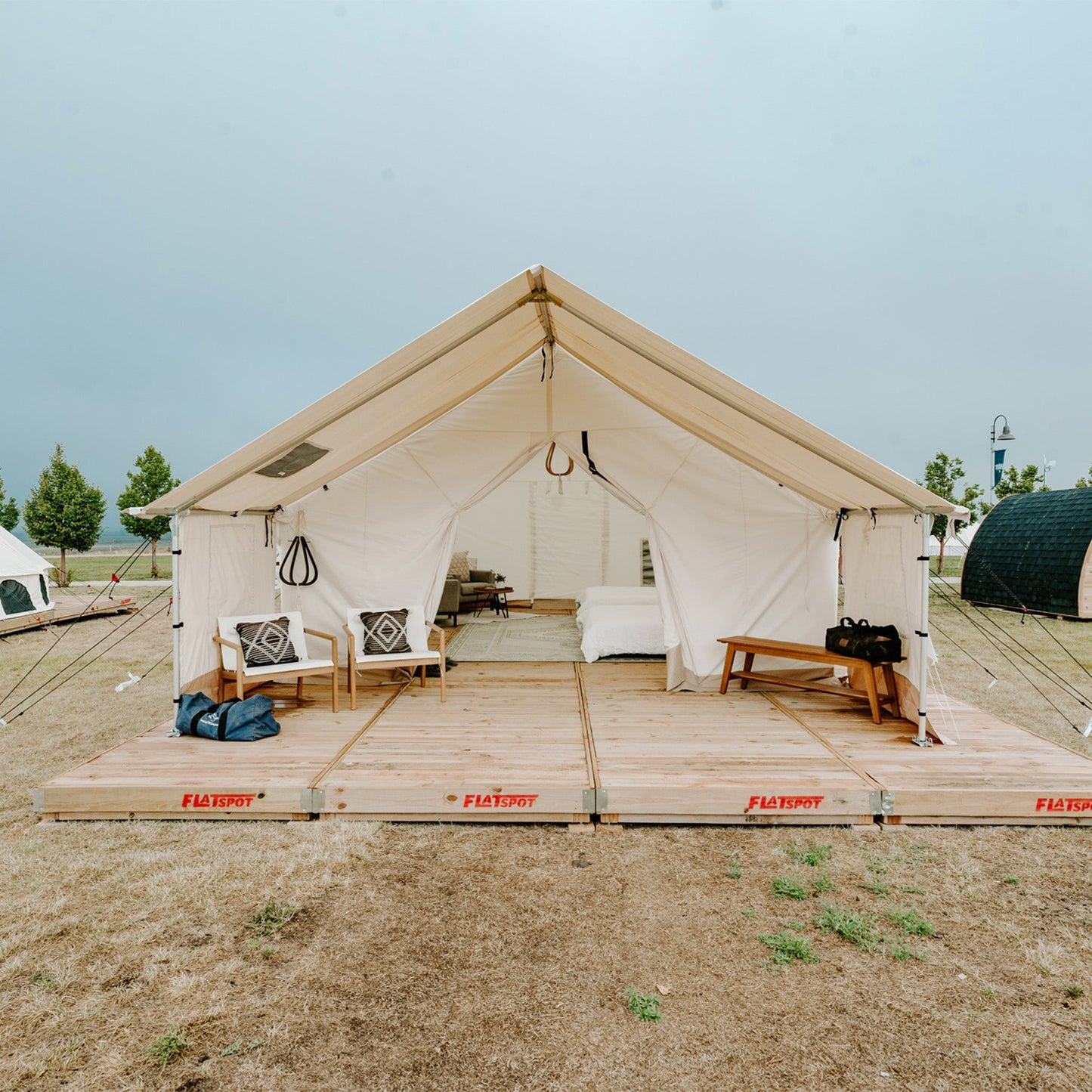 14'x16' Alpha Pro Wall Tent White Duck Outdoors