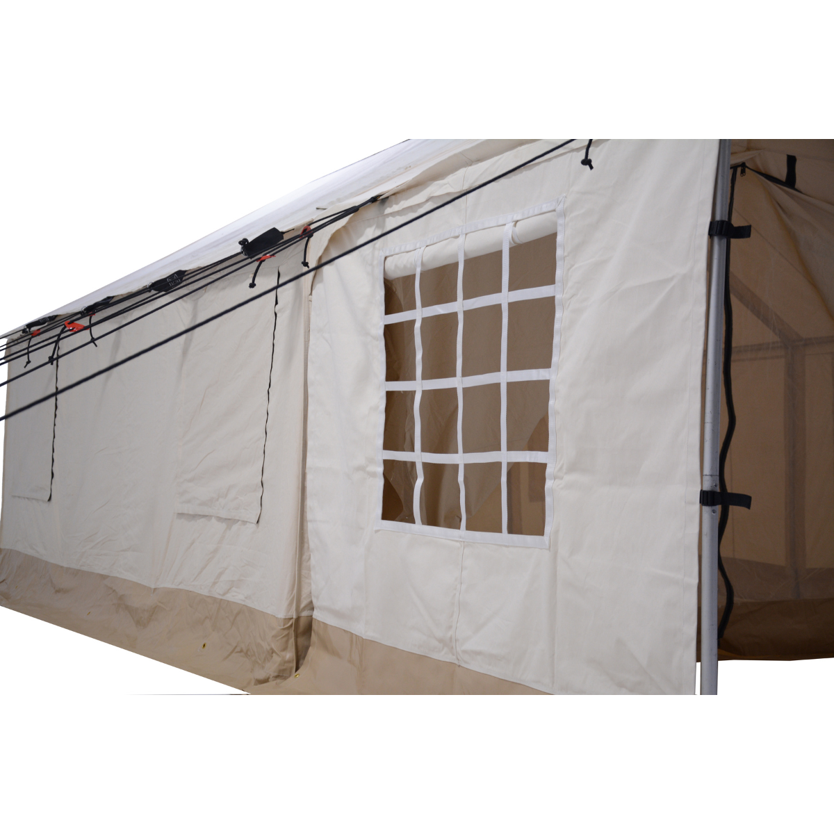 10'x12' Porch - Canvas Wall Tent White Duck Outdoors