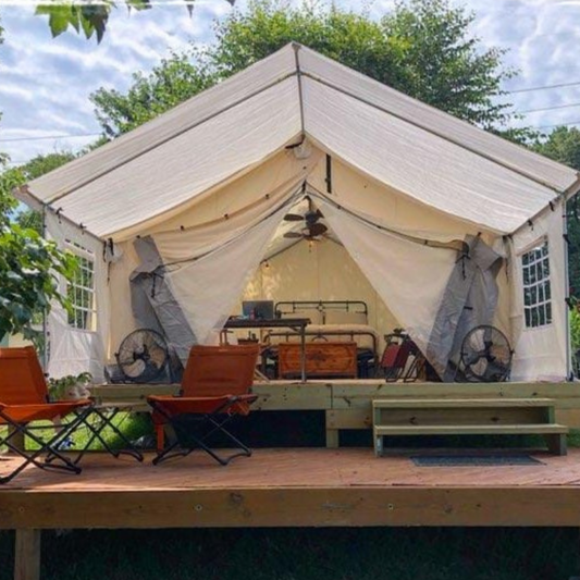 10'x12' Porch - Canvas Wall Tent White Duck Outdoors