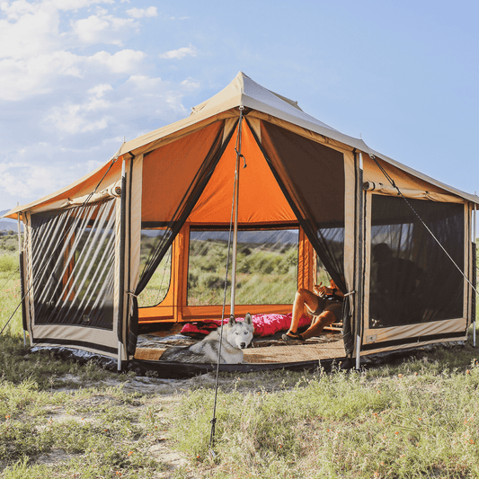 Altimus Bell Tent White Duck Outdoors