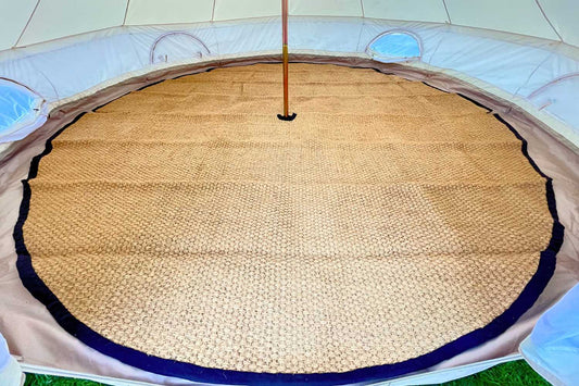 Coir Bell Tent Rug Half-Moon | 16' (5M) Life inTents