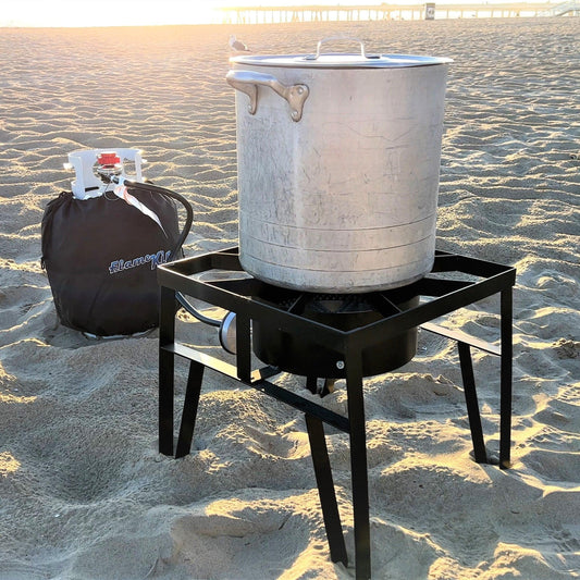 Flame King Heavy Duty 200,000 BTU Propane Gas Single Burner Cooker Flame King Products