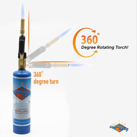 Flame King High Intensity Propane Torch Head Piezo Igniter Switch Flame King Products