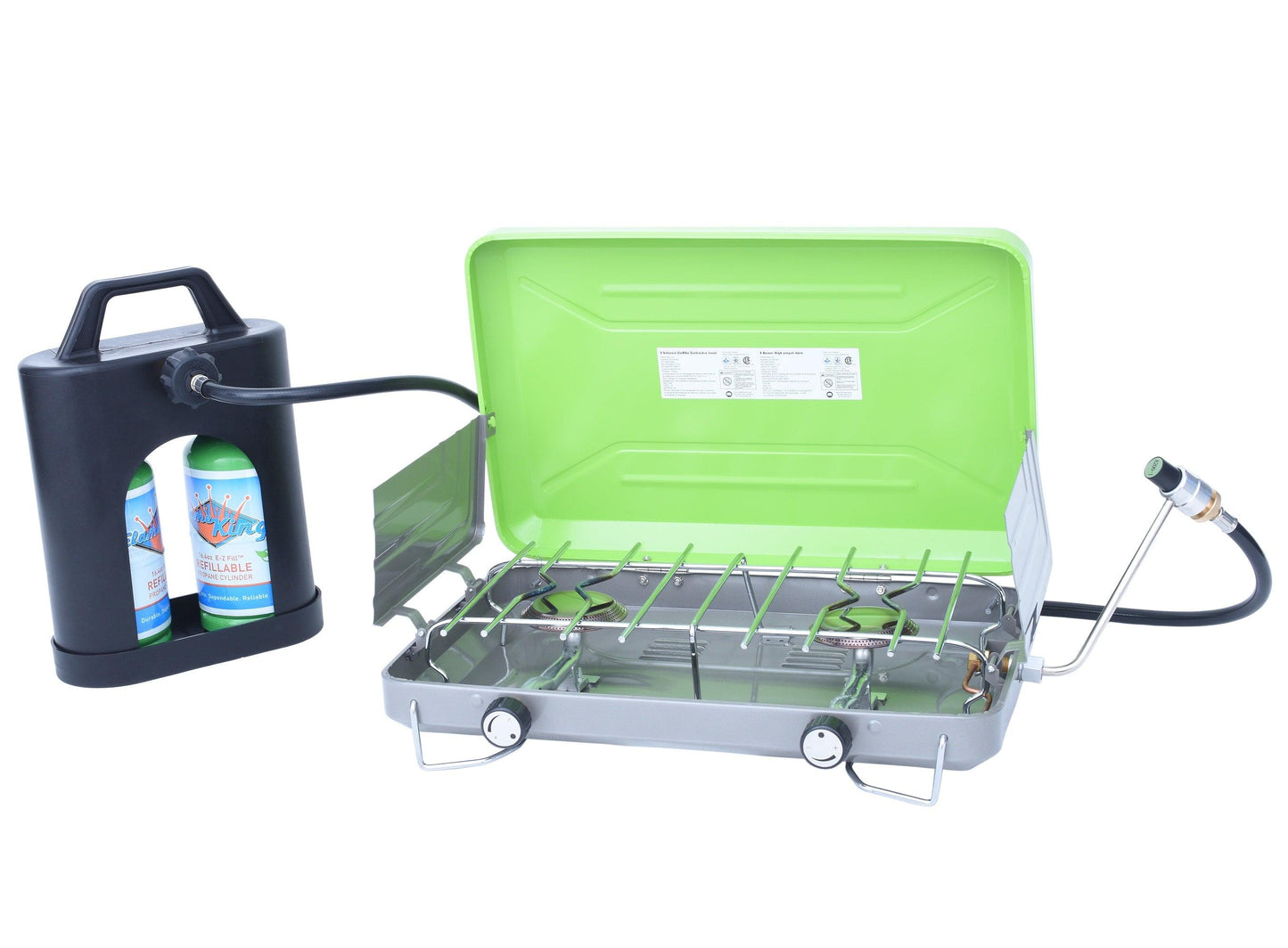 Flame King ProBoost Dual 1LB Propane Tank Carrier Flame King Products