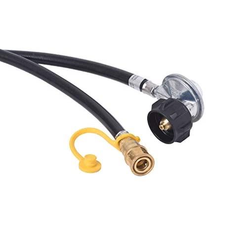 Flame King Propane Regulator Hose with Quick Connect – 6 feet Flame King Products