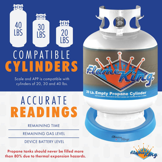 Flame King Smart Wireless Gauge Propane Tank Scale Flame King Products