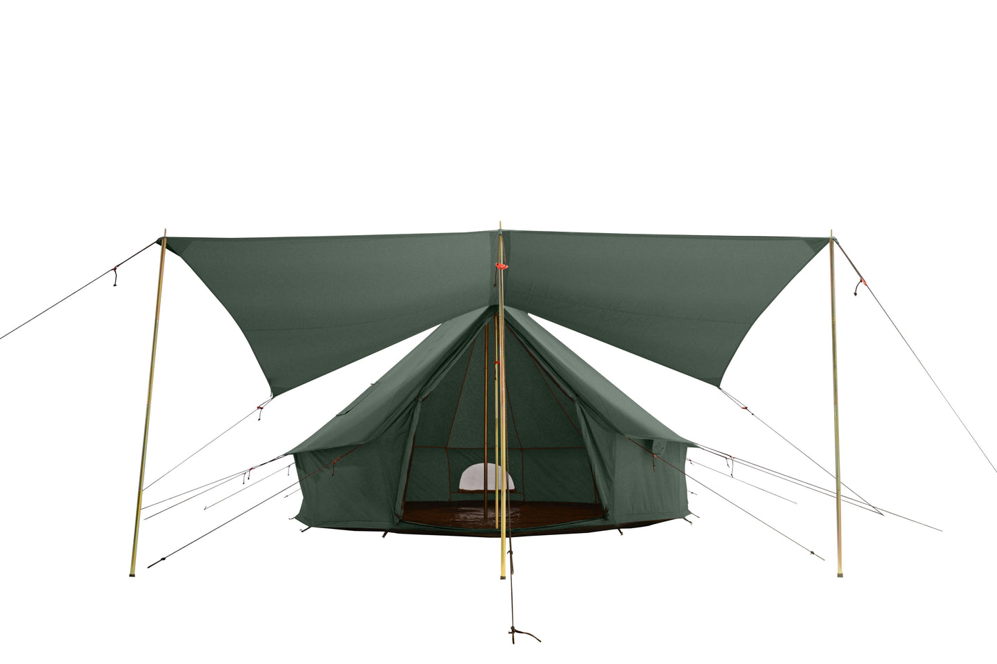 13' Regatta Bell Tent Awning White Duck Outdoors